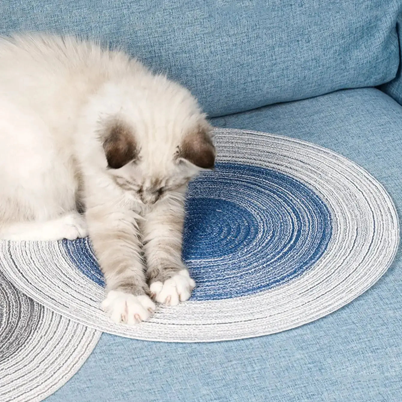 1pc-Round Cat Scratcher Pad Cats Scratching Board Grinding Claws Pet Furniture Supplies
