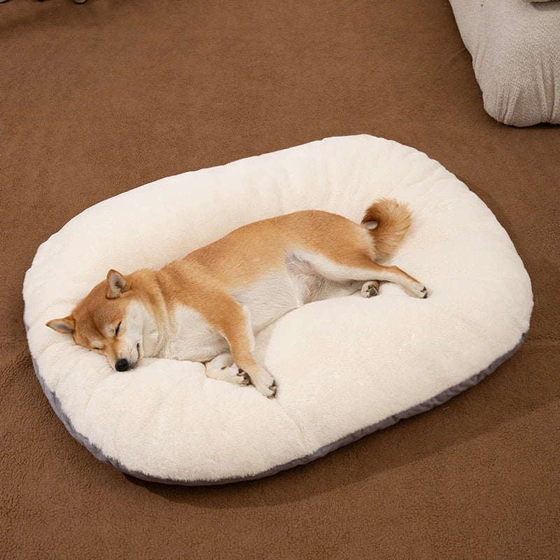 Medium Dog Bed Thicken Soft Cushion Removable Washable Dog Sleeping Mat Pet Warm Sleeping Mattress Winter Kennel Floor Mats