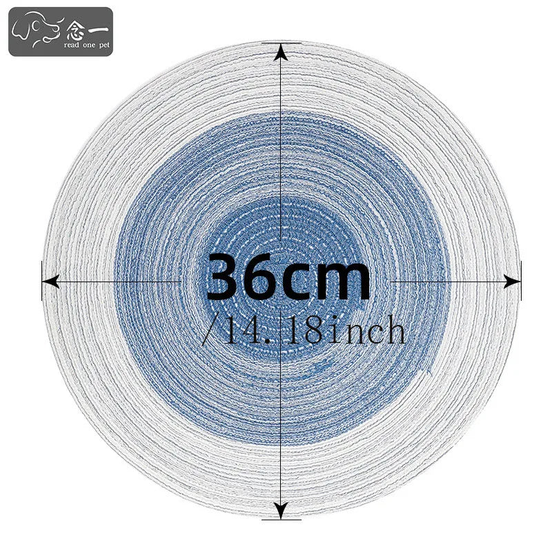 1pc-Round Cat Scratcher Pad Cats Scratching Board Grinding Claws Pet Furniture Supplies