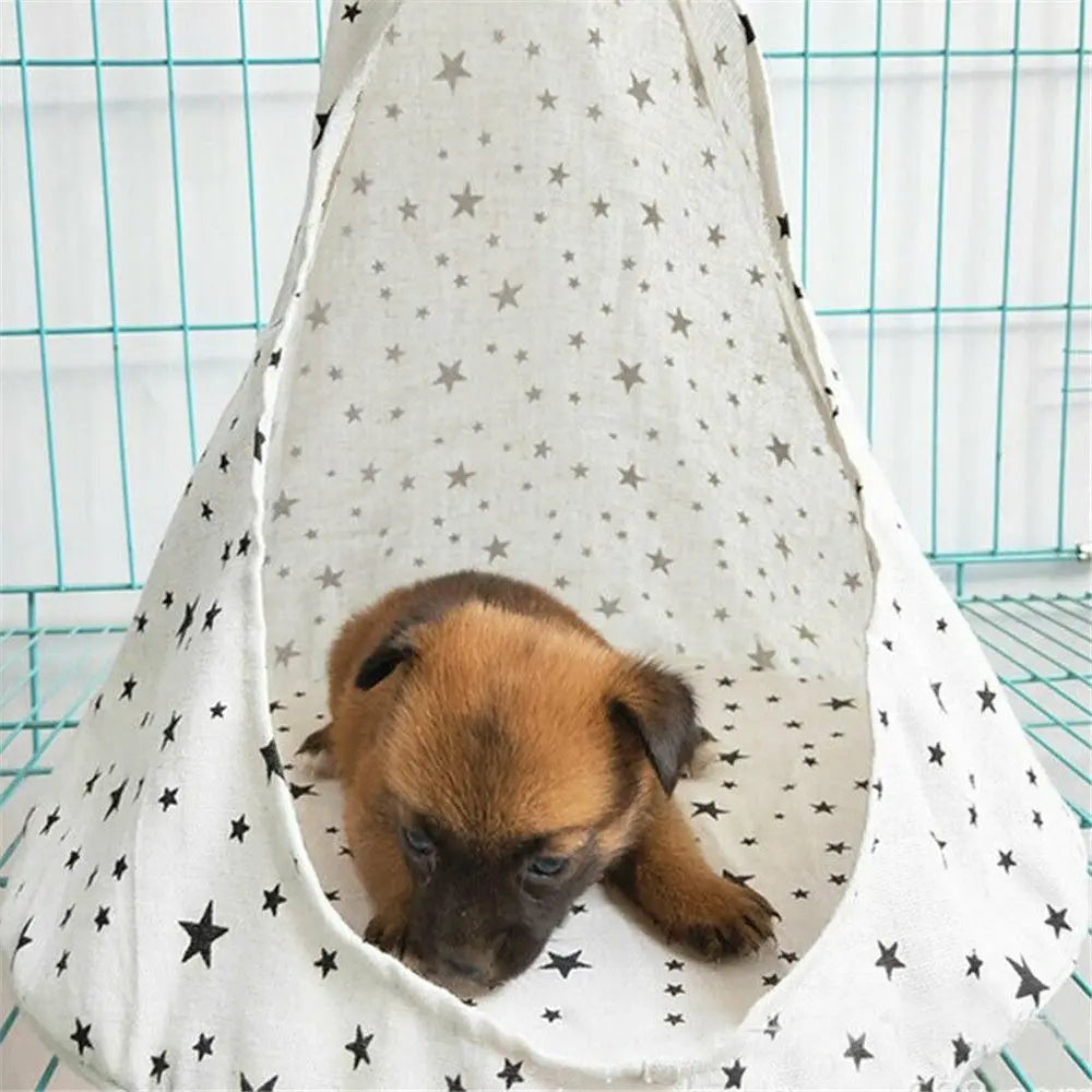 New Removable Cat Pet Hammock Conical Hanging House Bed Cage Soft Washable Pets Tent Kitten Nest