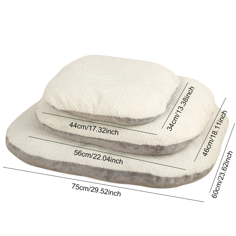 Medium Dog Bed Thicken Soft Cushion Removable Washable Dog Sleeping Mat Pet Warm Sleeping Mattress Winter Kennel Floor Mats