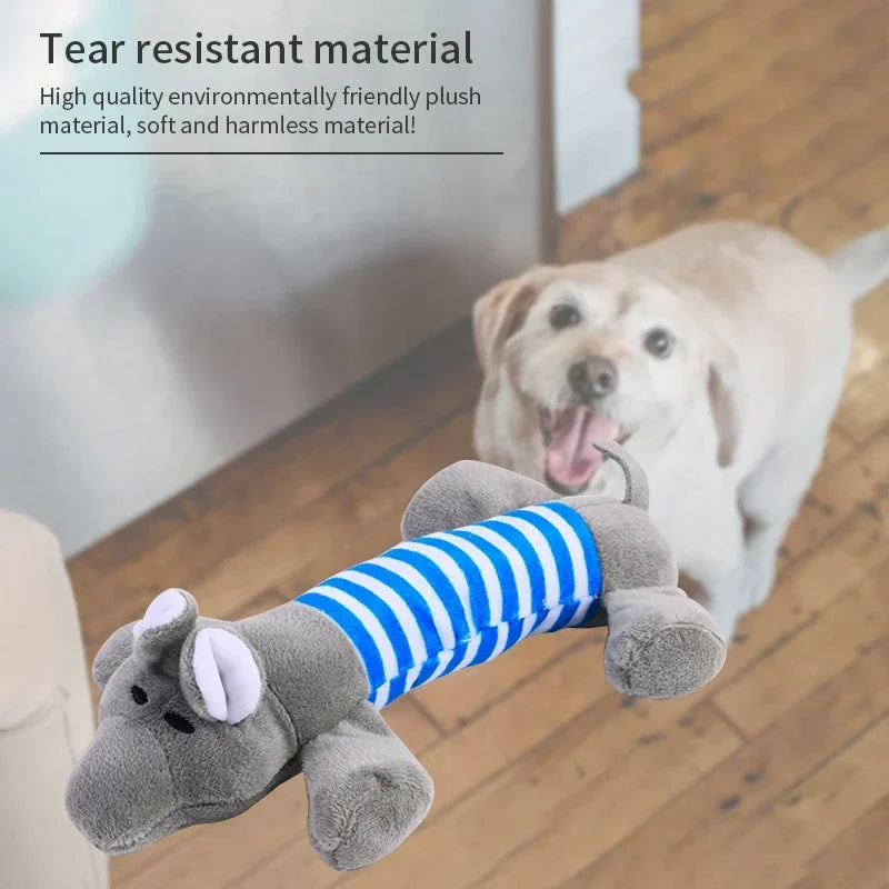 New Hot Pet Dog Toy Squeak Plush Toys For Dogs Supplies Fit for All Puppy Pet Sound Funny Durable Chew Molar Cute Pets Supplies