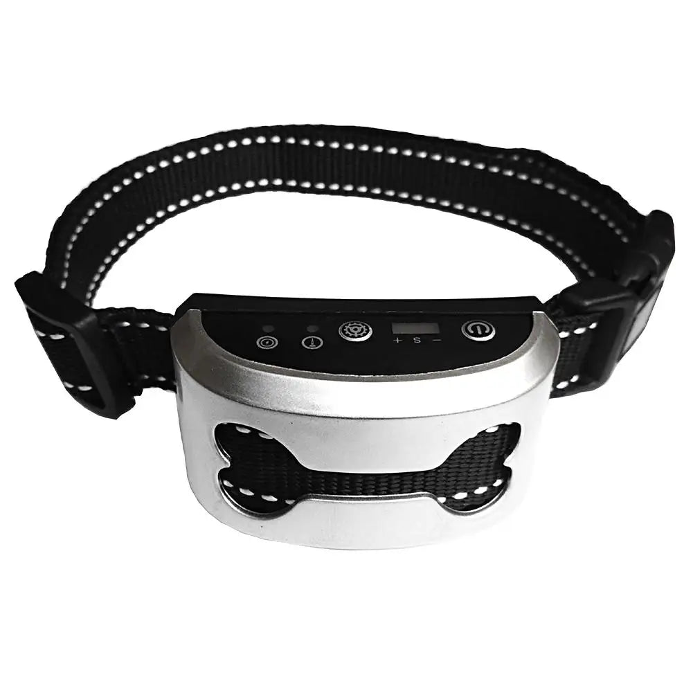 Waterproof Auto Anti Humane Bark Training Collar Control Stop Dog Barking Adjustable Electric Rechargeable ShockSafe Carefully