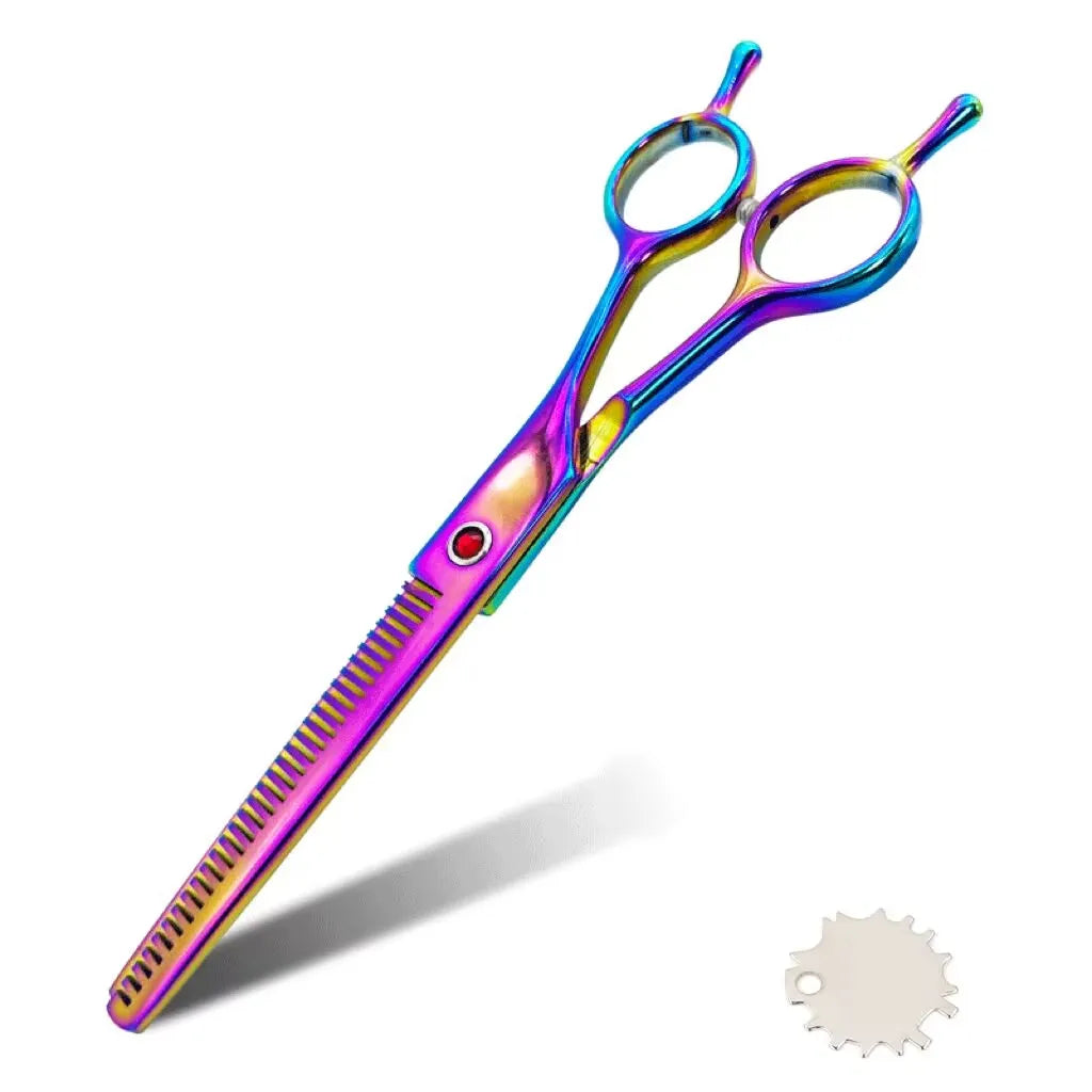 Pet Grooming Scissors   7inch Right and Left Hand Curved Scissors For Dog Grooming