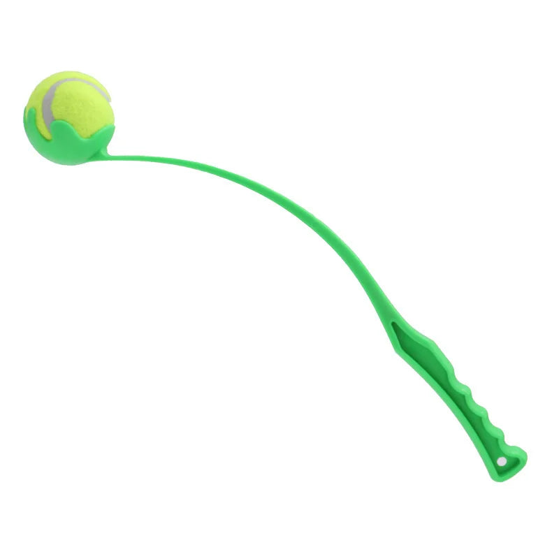 Dog Outdoor Funny Training The Toy Ball Tossing Ball Launcher For Dog Toys Throwing Pole Training Throwing Toys with Tennis Ball