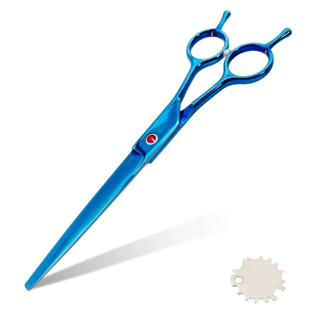 Pet Grooming Scissors   7inch Right and Left Hand Curved Scissors For Dog Grooming