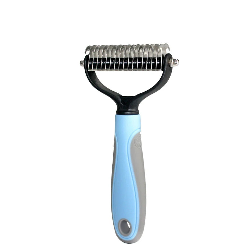 Pet Cat Hair Removal Comb Brush Dog Grooming Shedding Tools Puppy Hair Shedding Trimmer Pet Fur Trimming Dematting Deshedd Combs