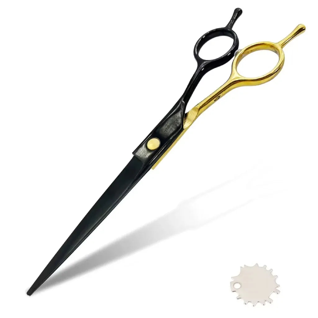 Pet Grooming Scissors   7inch Right and Left Hand Curved Scissors For Dog Grooming