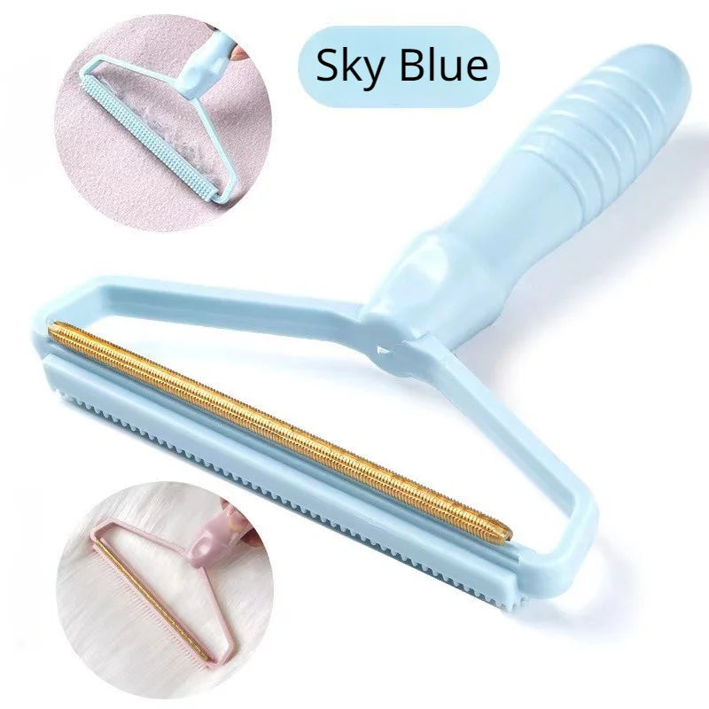 Pet Hair Remover Brush Portable Silicone Double Side Pet Hair Brush Sweater Cleaner Wool Coat Grooming Brush Tool Pet Products