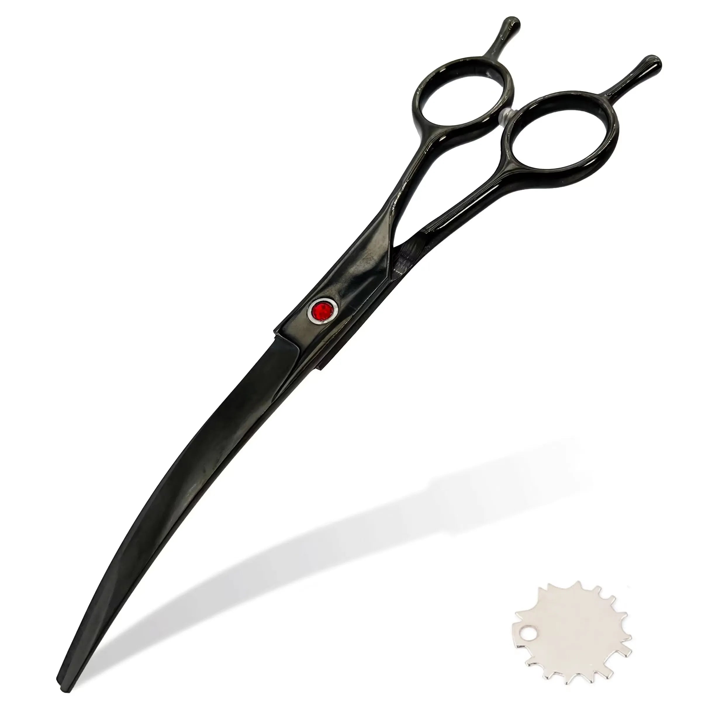 Pet Grooming Scissors   7inch Right and Left Hand Curved Scissors For Dog Grooming