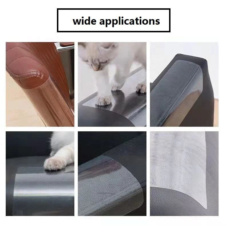 Cat Stickers Protectors for Sofa, Protection Training Tape Anti Cat Scratching, Traceless Sticker Pulsive and Help Training