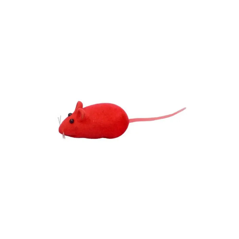 Funny Mini Cat Accessories Simulation Flocking Interactive Cats Chasing Toys Cat Squeak Toy Vivid Mouse Toys Cat Chew Toy