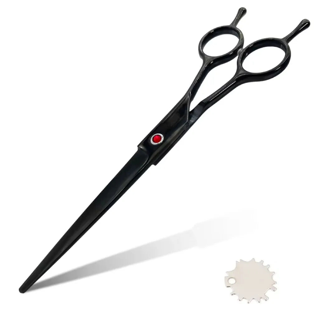 Pet Grooming Scissors   7inch Right and Left Hand Curved Scissors For Dog Grooming