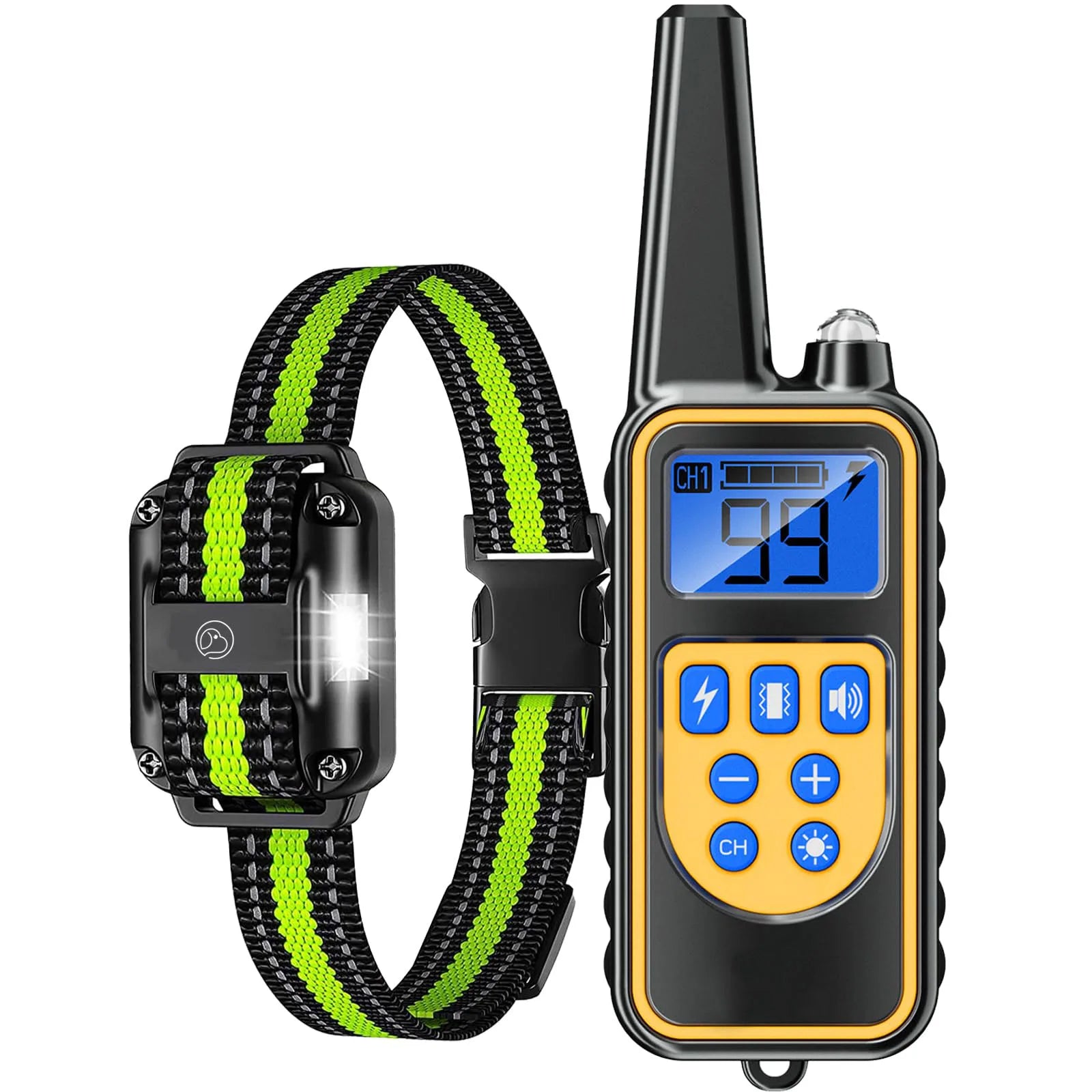 Dog Training Collar with Remote, Waterproof Shock Collar for Large Medium Small Dogs, Training Collar fo Smart Dog Shock Collar