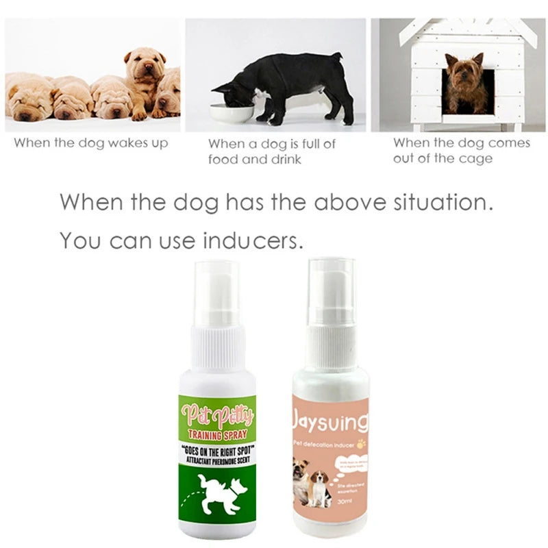 30ml Pet Dog Potty Training Aid Spray Potty Trainer Corrector Guide Pet To Pee At Fixed Spot Urinate Trainer For Dog Cat Puppy