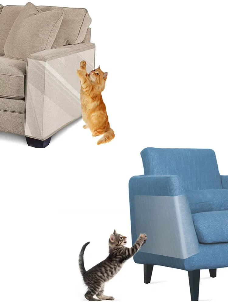 Cat Stickers Protectors for Sofa, Protection Training Tape Anti Cat Scratching, Traceless Sticker Pulsive and Help Training