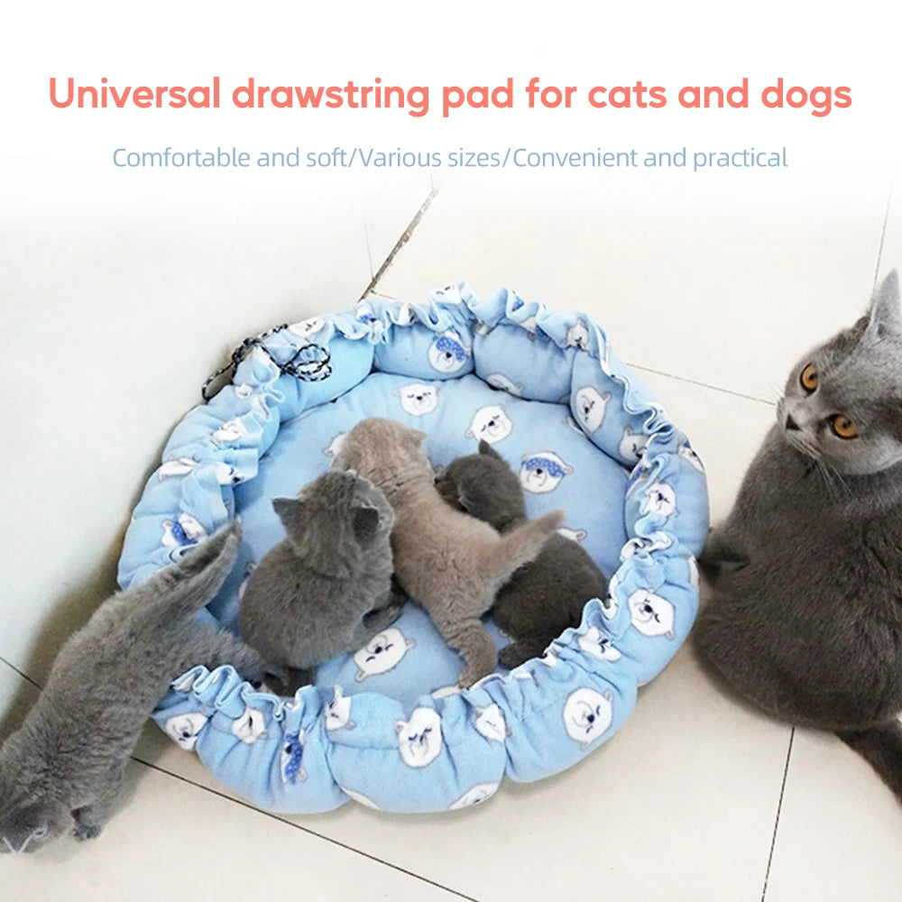 Soft Pet Cat Bed Full Size Washable Calm Dog Bed Round Donut Bed Comfortable Sleeping Artifact Suitable For All Kinds Of Cat Dog