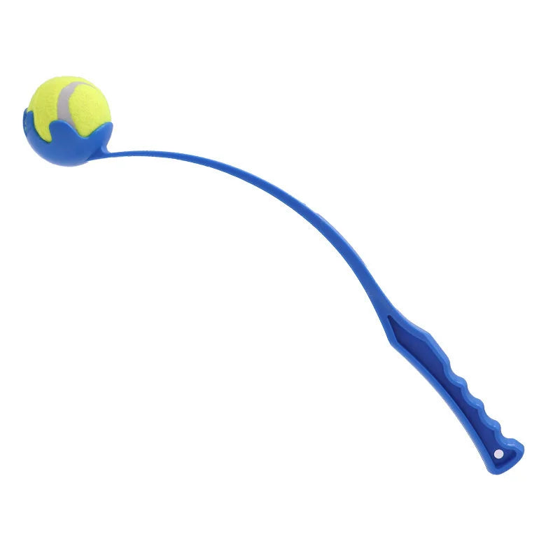 Dog Outdoor Funny Training The Toy Ball Tossing Ball Launcher For Dog Toys Throwing Pole Training Throwing Toys with Tennis Ball