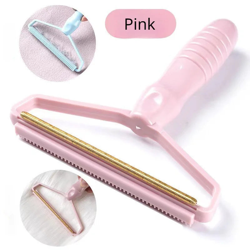 Pet Hair Remover Brush Portable Silicone Double Side Pet Hair Brush Sweater Cleaner Wool Coat Grooming Brush Tool Pet Products